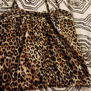 Leopard print top